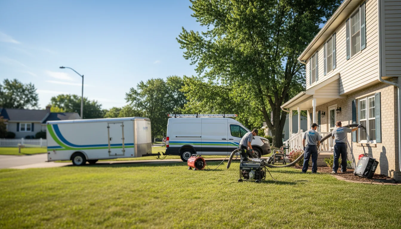Flooded Basement Restoration And Cleanup With Repair in Treynor, IA near me